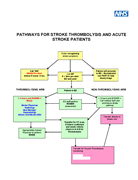 Thrombolysis Pathway flow diagram