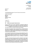Letter to Chief Executives